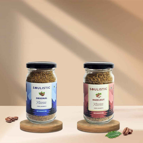 Pure Espresso and Hazelnut Coffee Pack - 50gX2